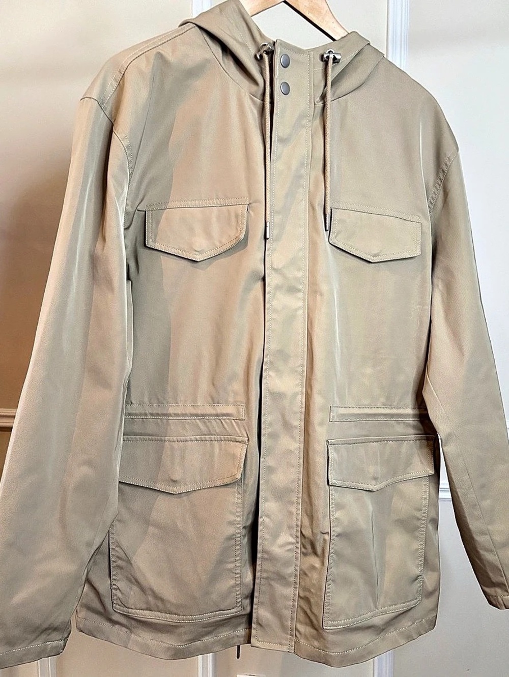 Beige Topman Hooded Utility-Style for Women